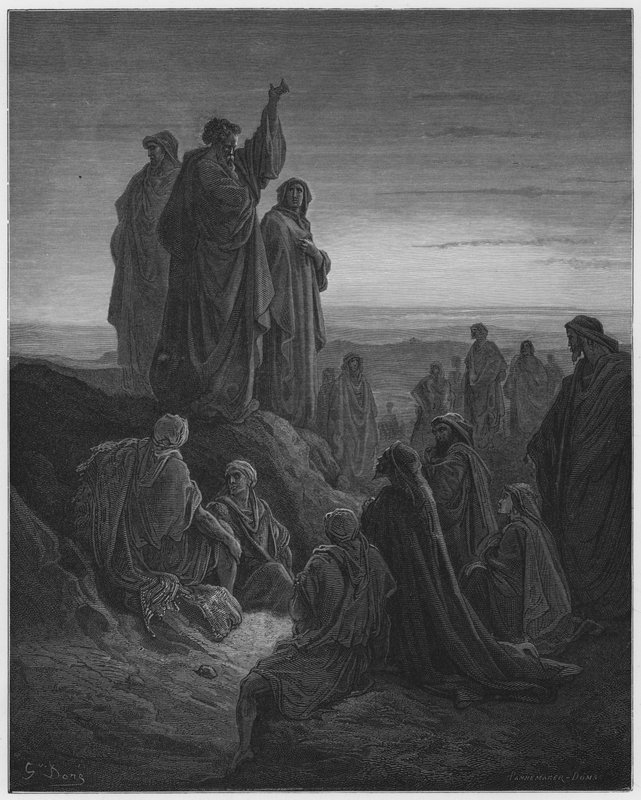 Gustave Dore İncil: S Peter ve S John güzel kapıda by Gustave Dore