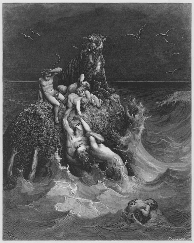 Gustave Dore İncil: Tufan by Gustave Dore