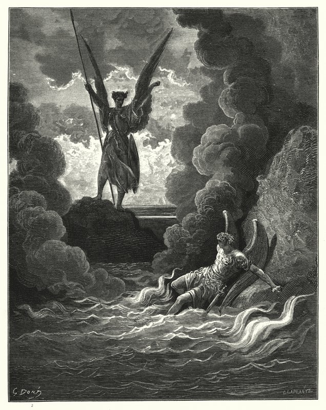 Gamla bryggjan, sjómenn á útlitinu by Gustave Dore