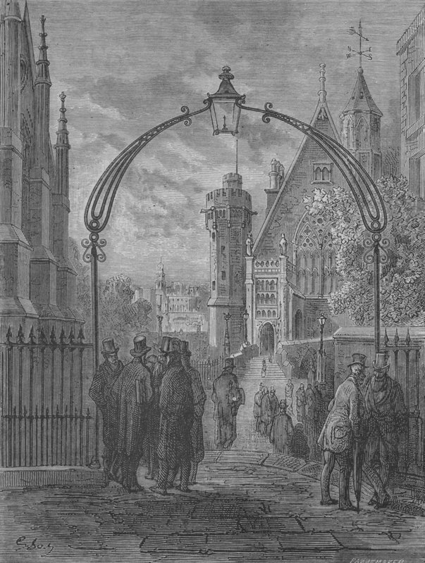 Sjálfboðaliðar skráðu sig by Gustave after Dore