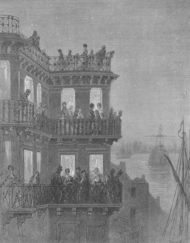 Sainte-Catherine Docks by Gustave after Dore