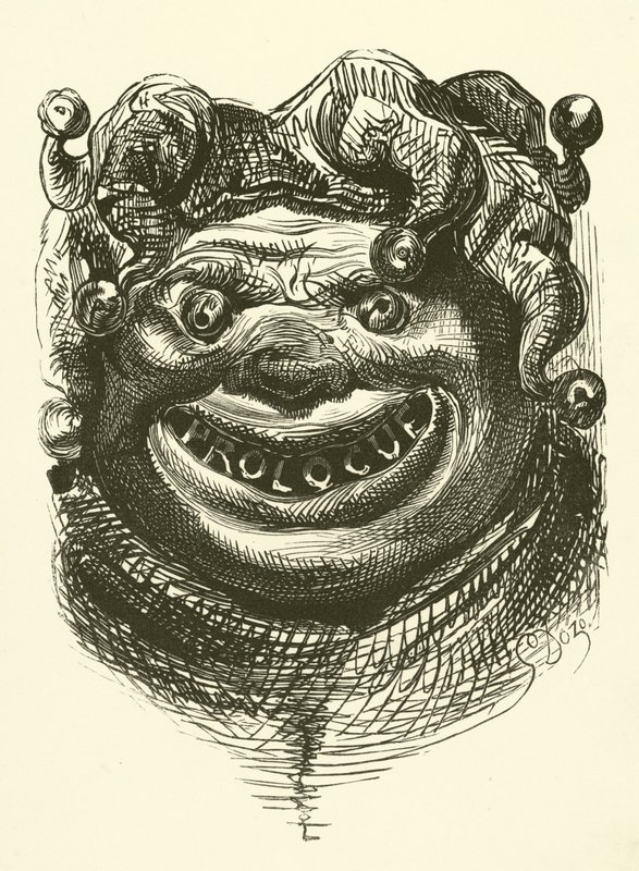 Illustration for the works of Rabelais  by Gustave after Dore