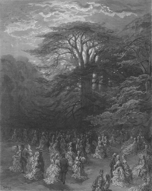 La Promenade  by Gustave after Dore