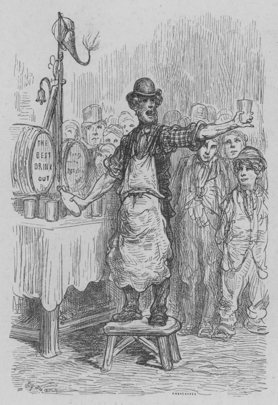 Le Debitant De Boissons  by Gustave after Dore