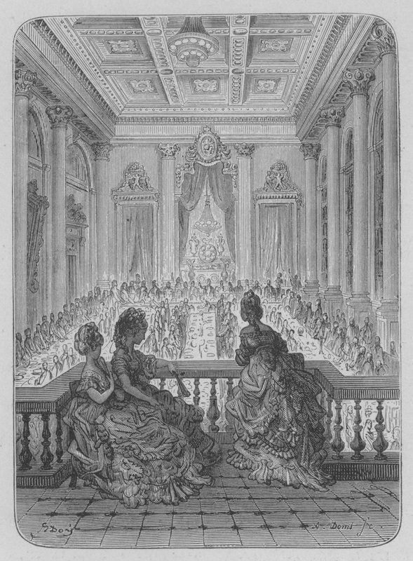 Le Diner Des Orfevres  by Gustave after Dore