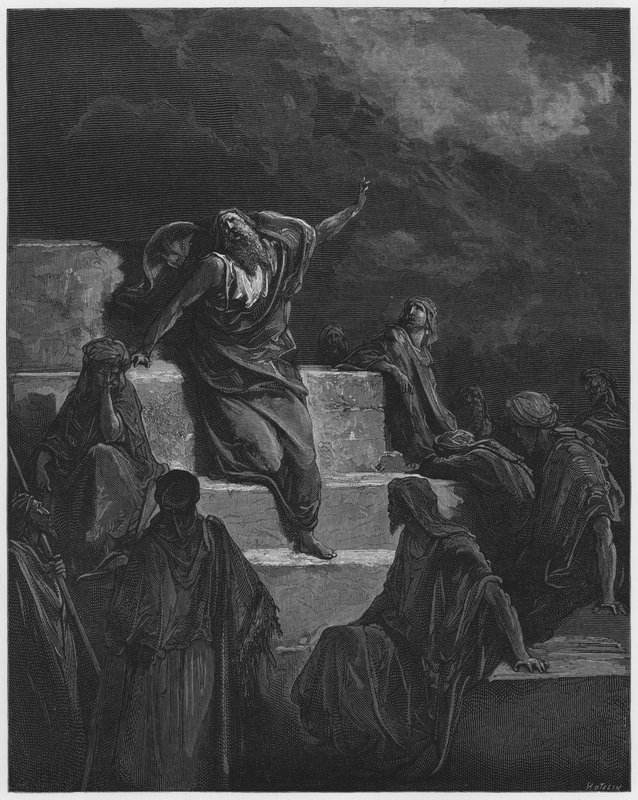 Gustave Dore İncil: Yeremya (gravür) by Gustave Dore