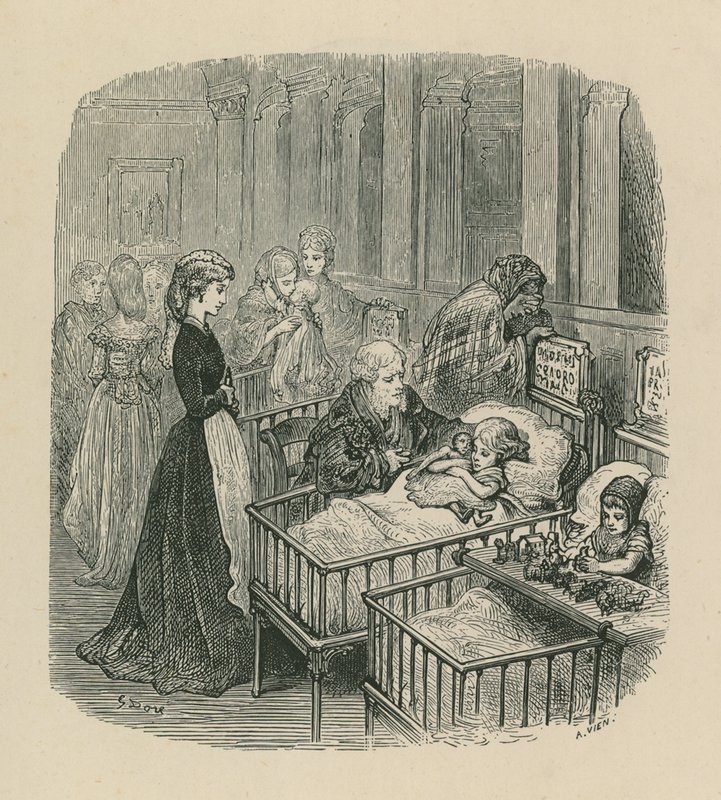 ಲಂಡನ್ ಆಸ್ಪತ್ರೆ ಟರ್ಕಿಯ ದೃಶ್ಯ by Gustave Dore