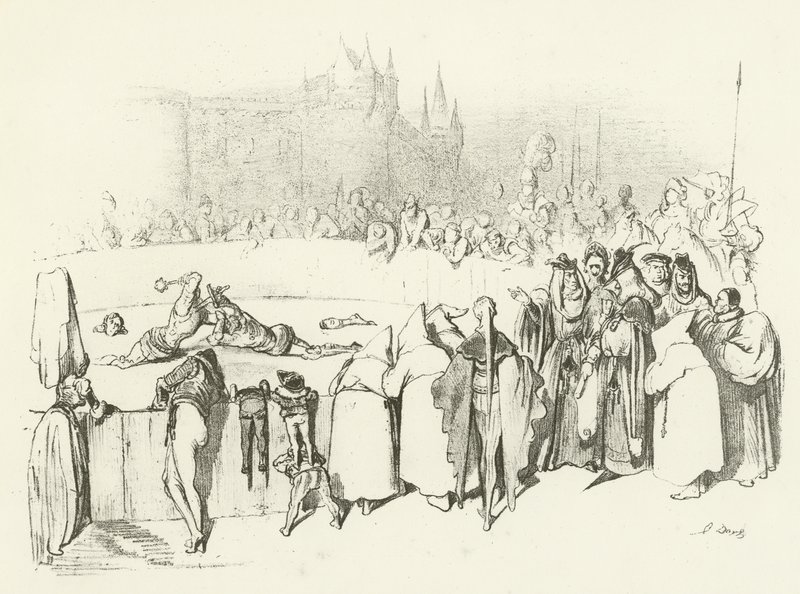 The Judgement of God (gravure) by Gustave Dore
