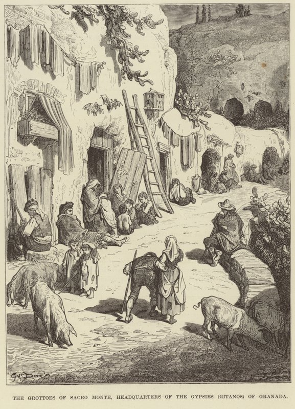 ಸ್ಯಾಕ್ರೊ ಮಾಂಟೆ ಟರ್ಕಿಯ ಗ್ರೊಟೊಗಳು by Gustave Dore