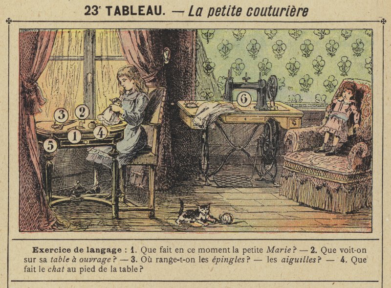 Küçük Terzi (renkli taş) by Gustave Fraipont