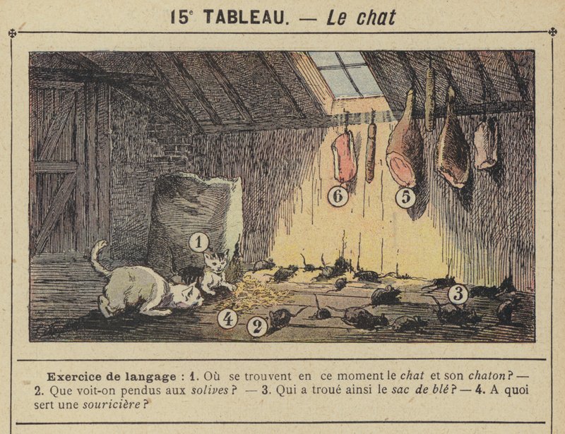 Le sohbet (renk üyeleri) by Gustave Fraipont