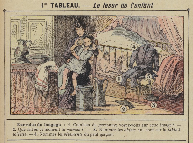Çocuğun yükselişi (renkli taş) by Gustave Fraipont