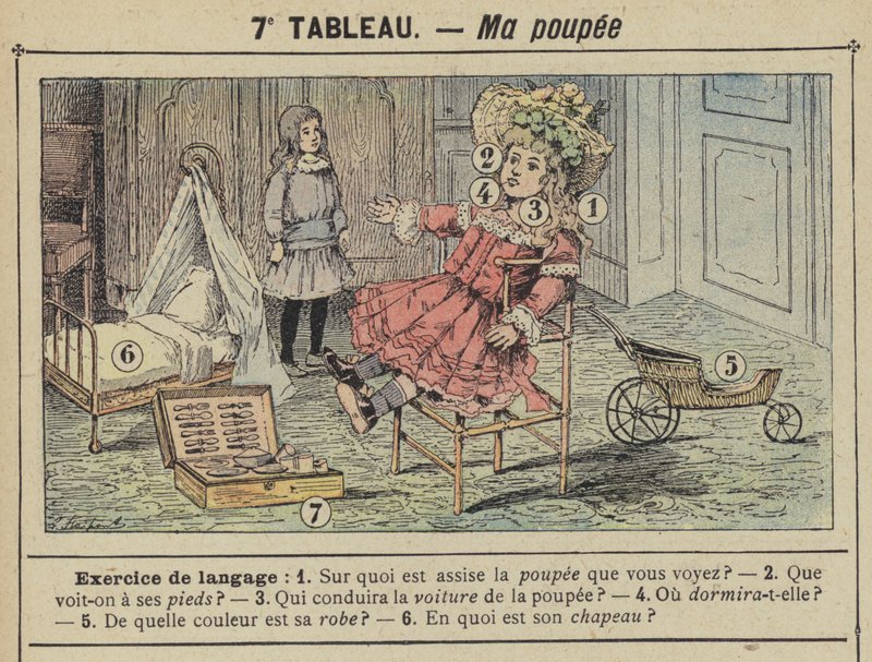 Bebeğim (renkli taş) by Gustave Fraipont