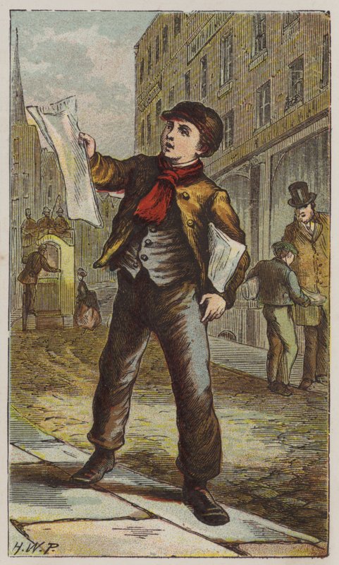 Gazete Boyu (renkli taş) by H.W. (after) Petherick