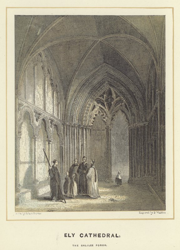 Ely Katedrali, Celile Sundurması by Hablot Knight Browne