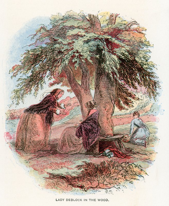 Kasvetli Ev için İllüstrasyon by Hablot Knight Browne