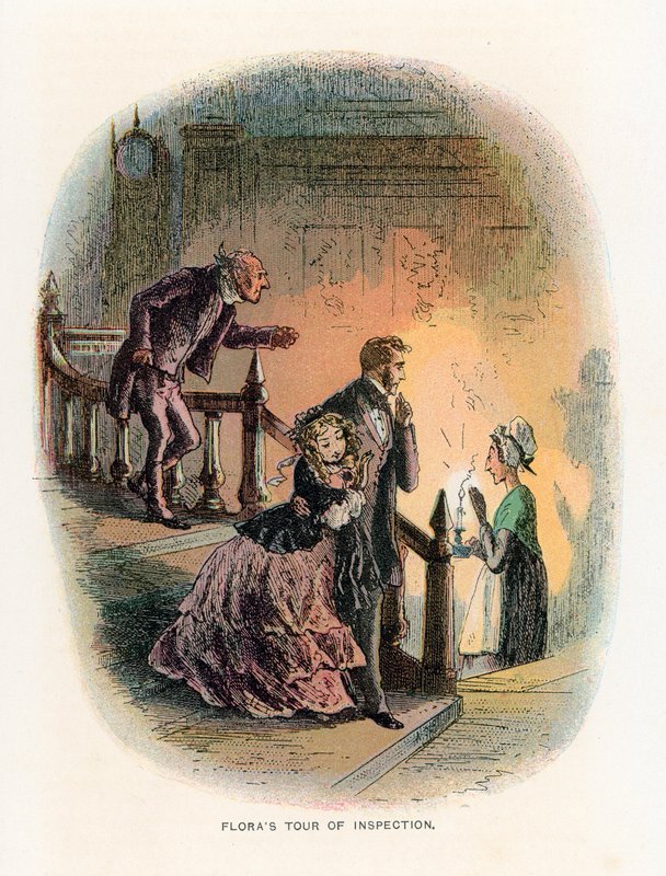 Küçük Dorrit için İllüstrasyon by Hablot Knight Browne