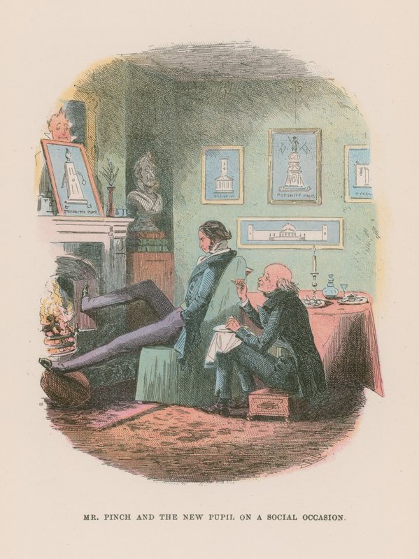 Illustration for Martin Chuzzlewit  by Hablot Knight Browne