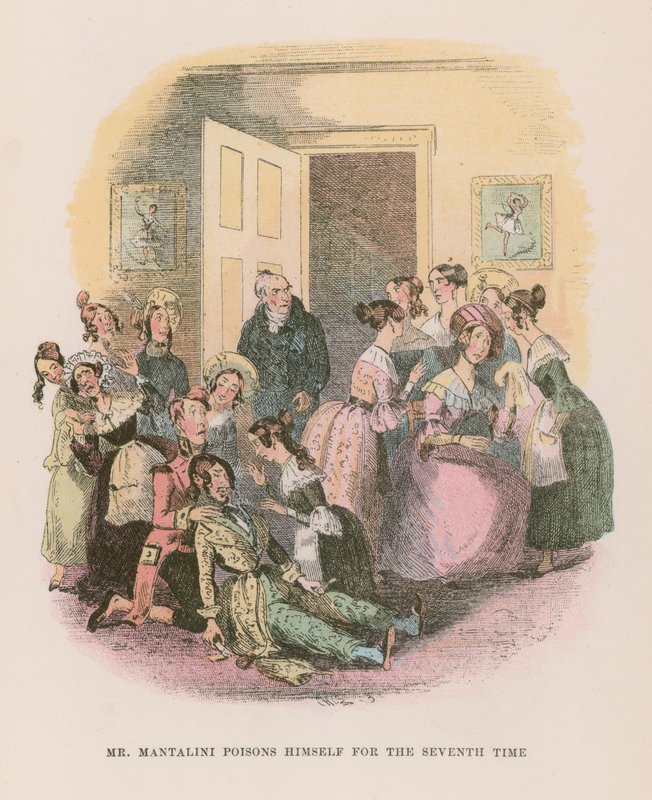 Illustration for Nicholas Nickleby  by Hablot Knight Browne