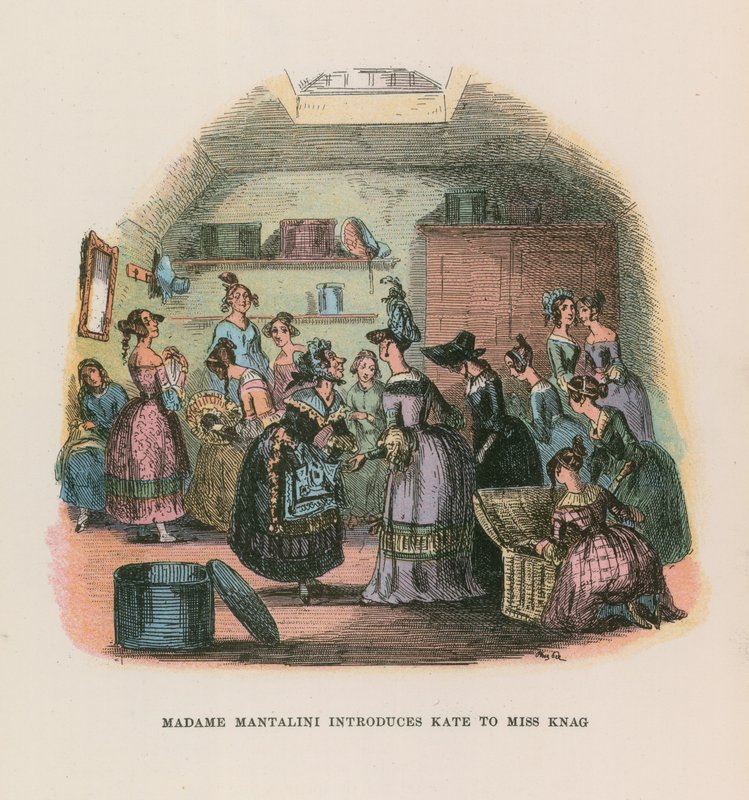Nicholas Nickleby için İllüstrasyon by Hablot Knight Browne