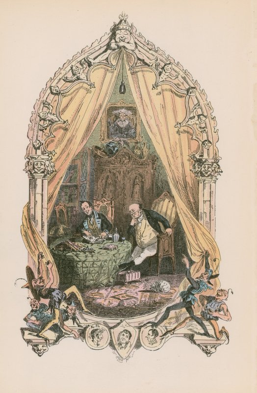 Pickwick Kağıtları için İllüstrasyon by Hablot Knight Browne