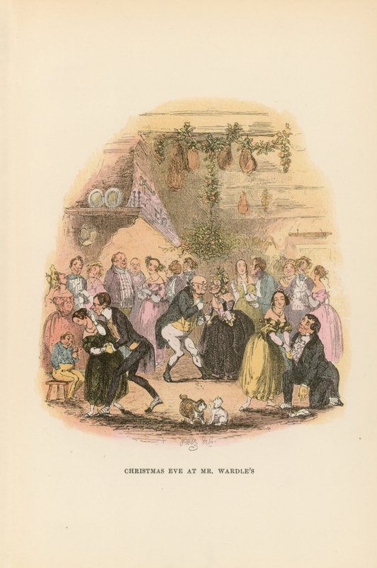 Pickwick Kağıtları için İllüstrasyon by Hablot Knight Browne