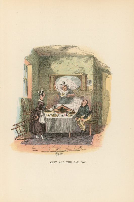 Pickwick Kağıtları için İllüstrasyon by Hablot Knight Browne