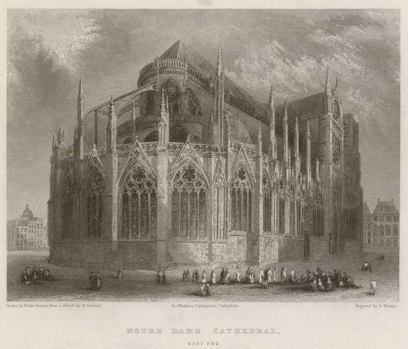 Notre Dame Katedrali, Doğu Yakası by Hablot Knight Browne