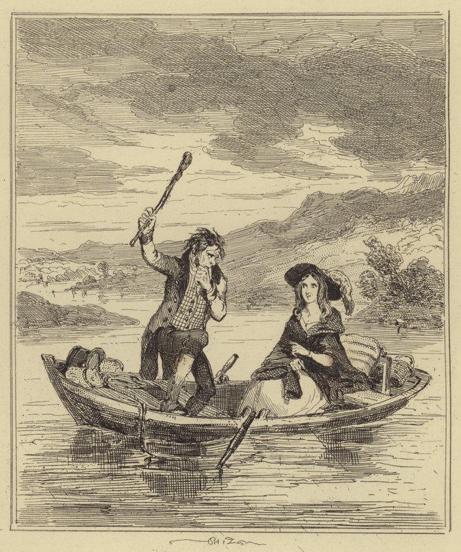 Suikastçı bir gülümsemeyle silahsızlandı by Hablot Knight Browne