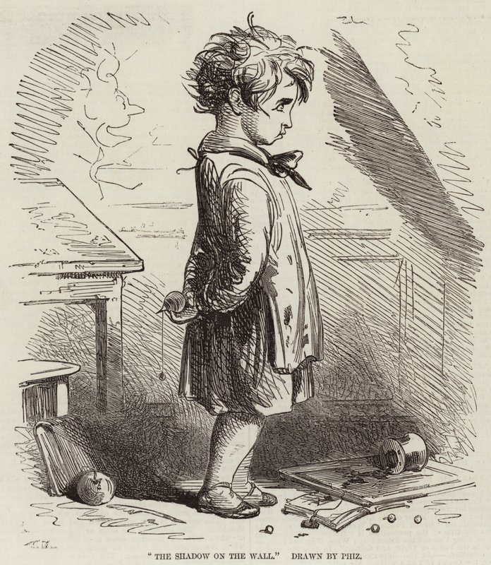 Duvardaki Gölge by Hablot Knight Browne