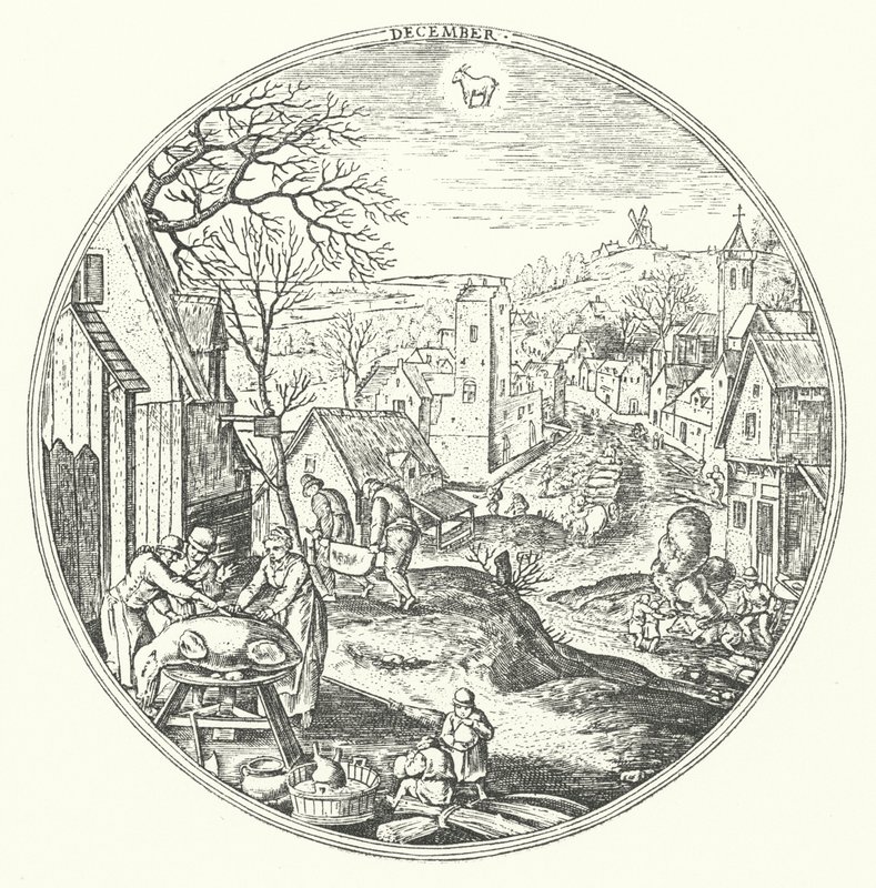 Aralık (gravür) by Hans (after) Bol