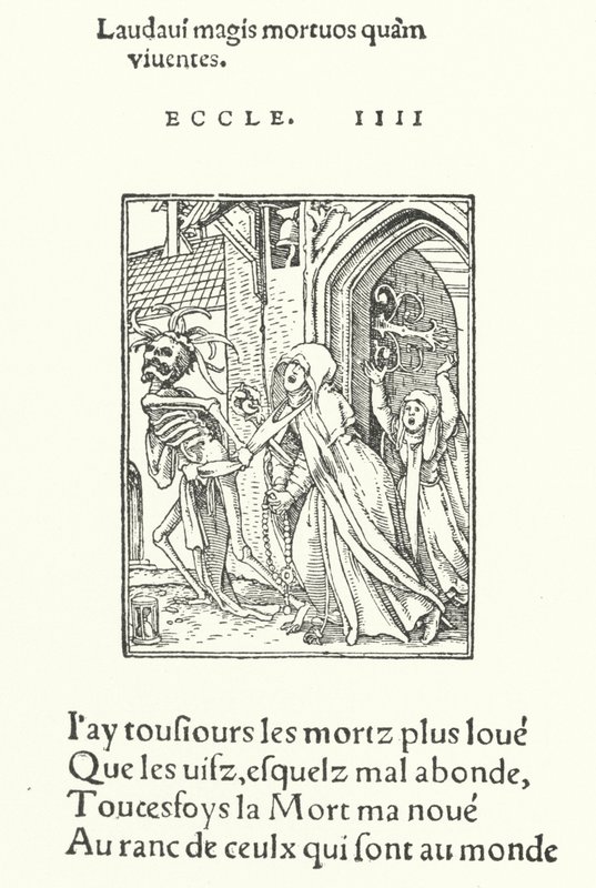 Leydi Abbess (gravür) by Hans (after) Holbein the Younger