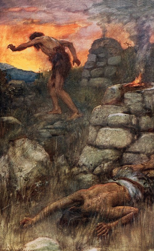 Kabil ve Habil by Harold Copping