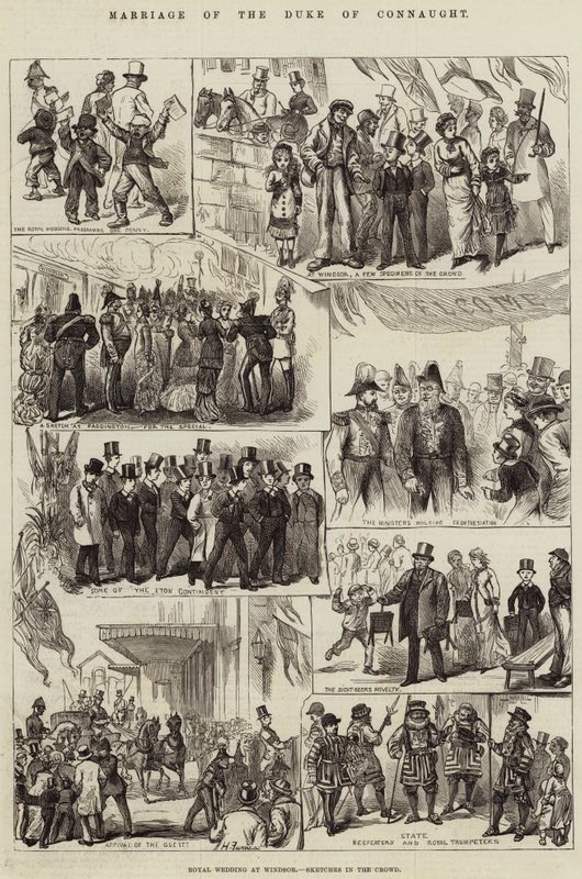 ಕನ್ನಾಟ್ ಟರ್ಕಿಯ ಡ್ಯೂಕ್ ಮದುವೆ by Harry Furniss