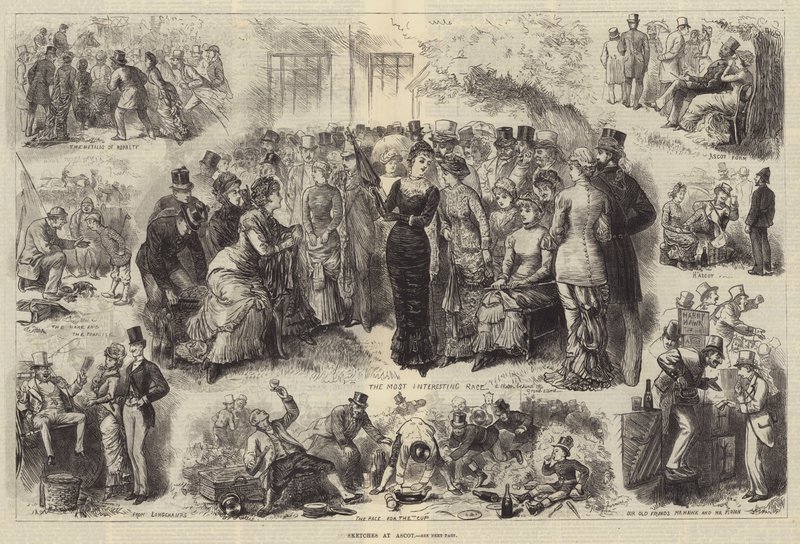 Ascot'ta Eskizler by Harry Furniss