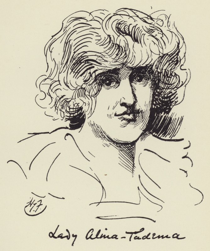 Leydi Alma Tadema by Harry Furniss