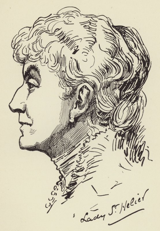 Leydi Aziz Helier by Harry Furniss