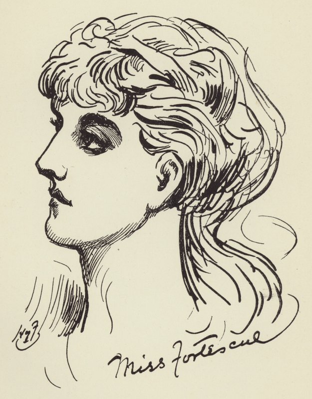 Bayan Fortescue by Harry Furniss