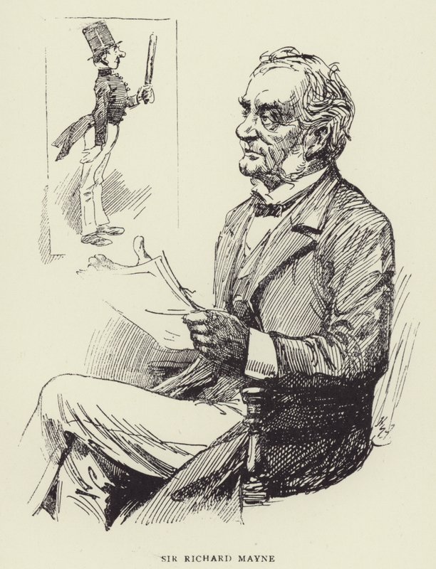 Sör Richard Mayne by Harry Furniss
