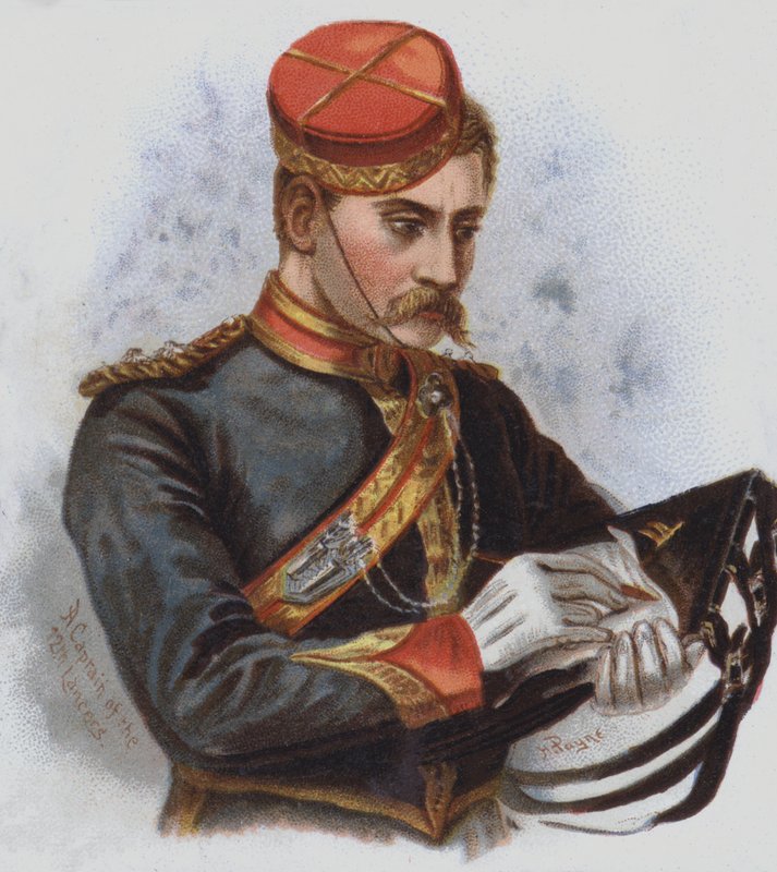 12. Mızraklıların Kaptanı (chromolitho) by Harry Payne