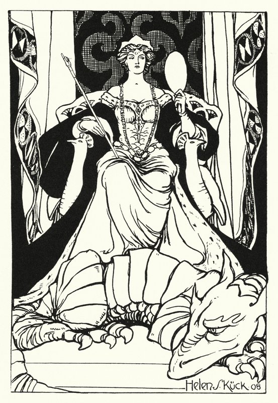 Lucifera (gravür) by Helen S. Kuck