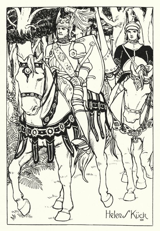 Muhteşem Şövalye (gravür) by Helen S. Kuck