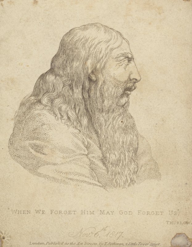 Yaşlılıkta Kral George III, 1817 by Henri after Meyer