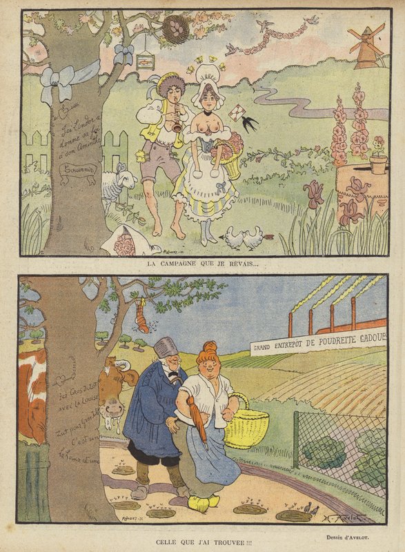 Le Rire için İllüstrasyon by Henri Avelot