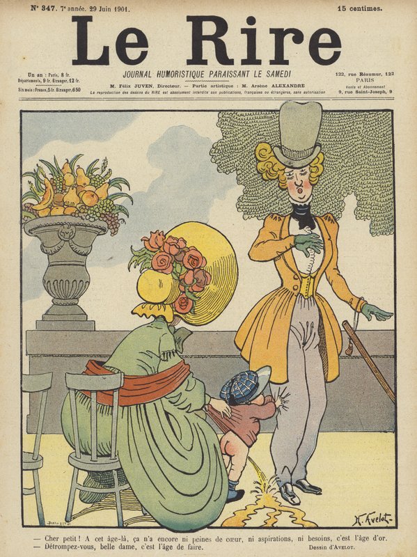 Le Rire için İllüstrasyon by Henri Avelot