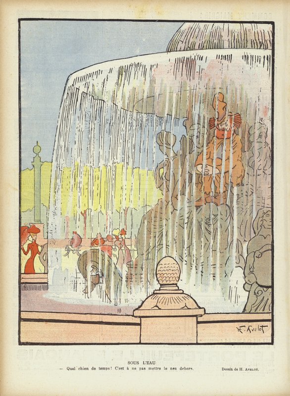 Le Rire için İllüstrasyon by Henri Avelot