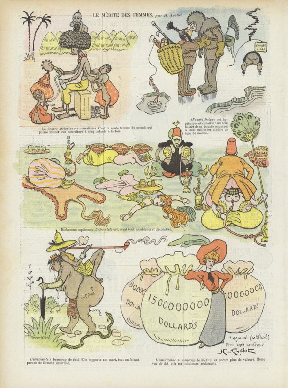 Le Rire için İllüstrasyon by Henri Avelot