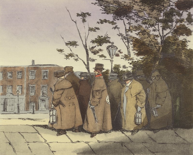 Bekçilerin Dönüşü by Henri Bonaventure Monnier