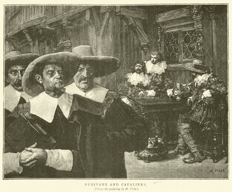 Püritenler ve şövalyeler by Henri Pille