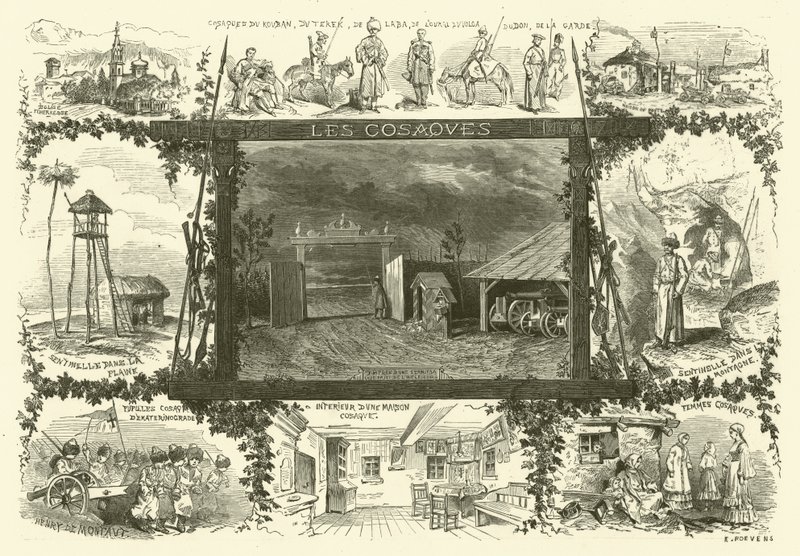 Rusya (gravür) by Henri de (after) Montaut